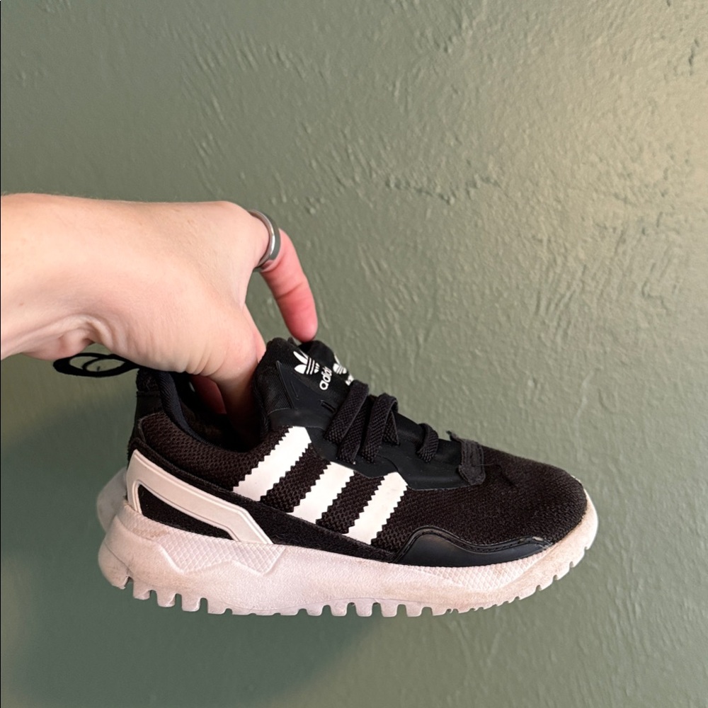 adidas Kids Black and White Sneakers
